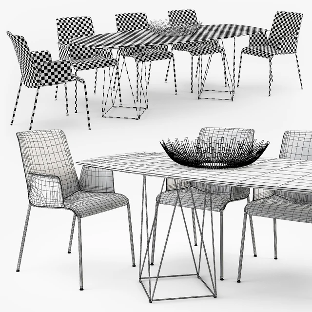 Walter Knoll Liz chair Joco table — Скачать