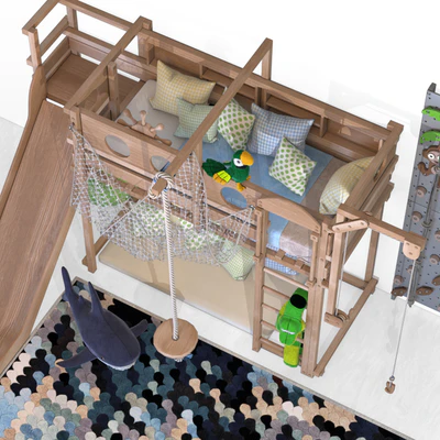 Loft bed "Woodland" — Ver 4