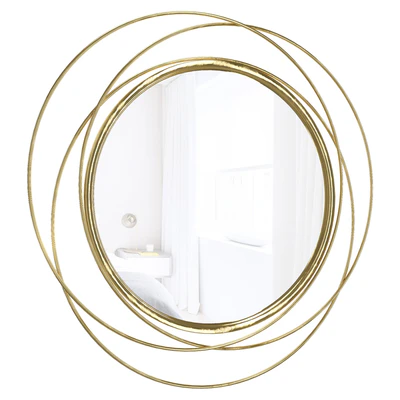 Glam Distressed Accent Mirror — Ver 4