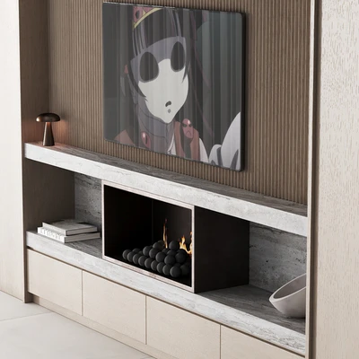 150 tv wall kit 02 modern japandi oak wood 02 — Вид 6