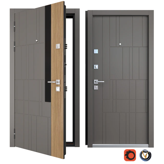 Entrance metal door of Grattel (Straj) — Download