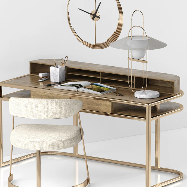 Eichholtz Highland Desk  and Dexter Dining Eichholtz Chair — Скачать