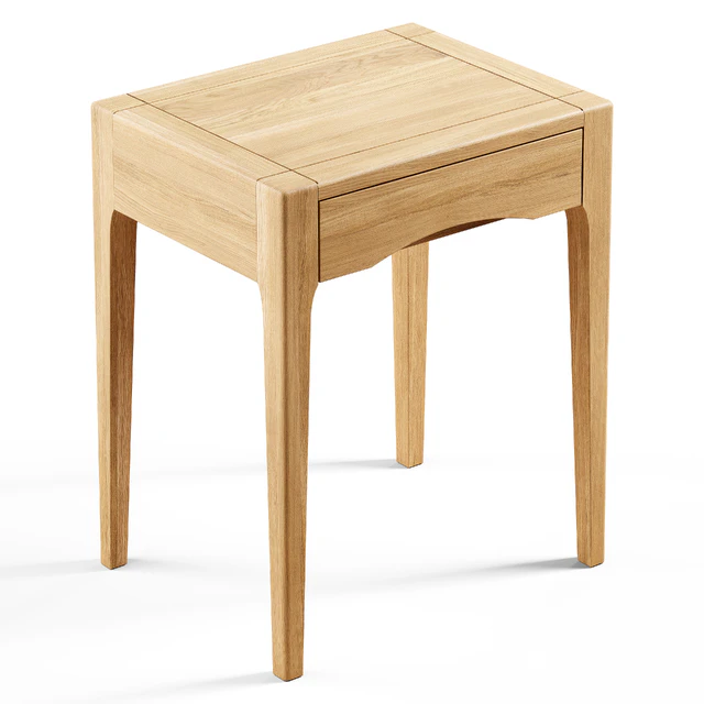 Zara Home - The oak wood bedside table with drawer — Скачать