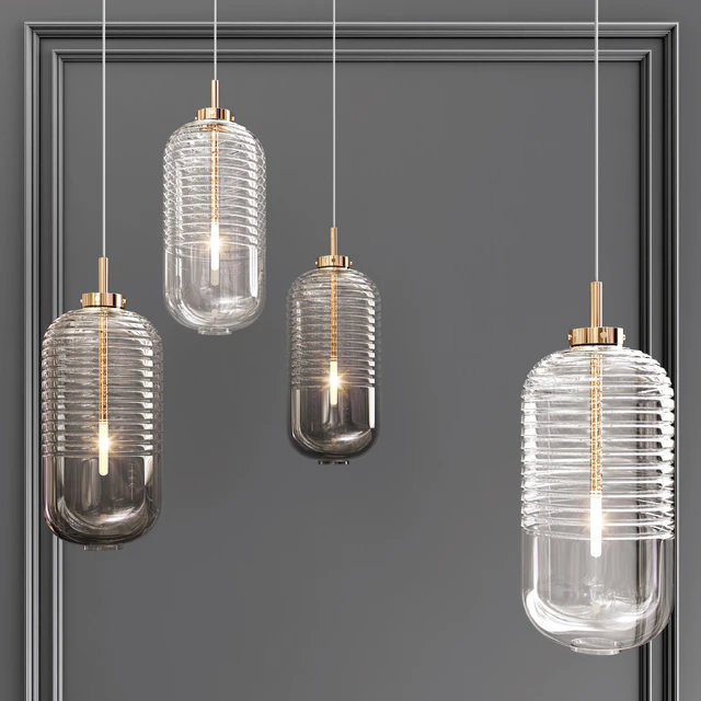 Ring Glass Art Chandelier 03 — Скачать