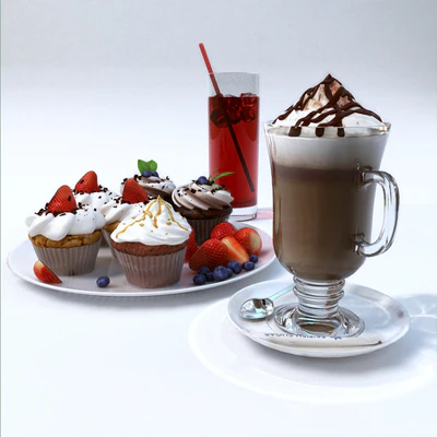 Dessert and coffee — Ver 1