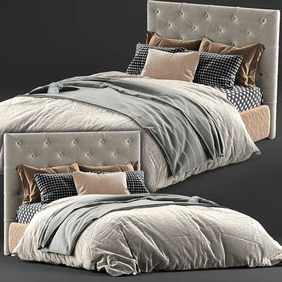 Kingston Queen Bed & Mattress — Вид 1