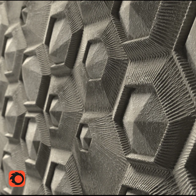 3D panel - hxf-04 Exagon - by Elija Porter — Скачать