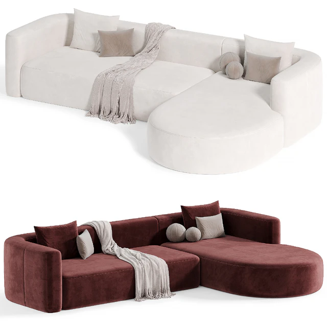 Soft Velvet Sofa By Acanva — Descargar