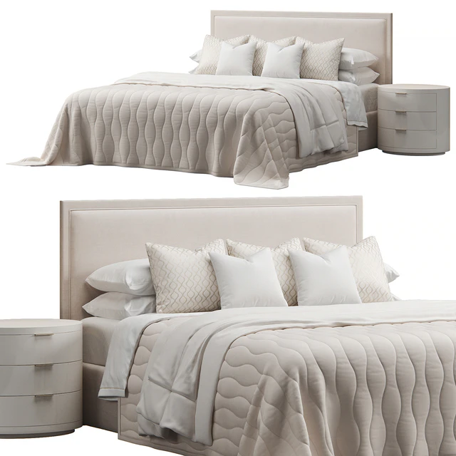 Rectangular Headboard Bed by FISCHER FURNITURE — Скачать