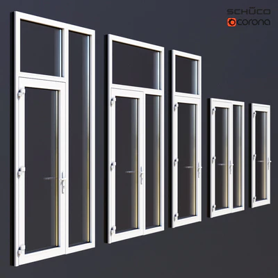 Aluminum doors Schuco — Ver 1