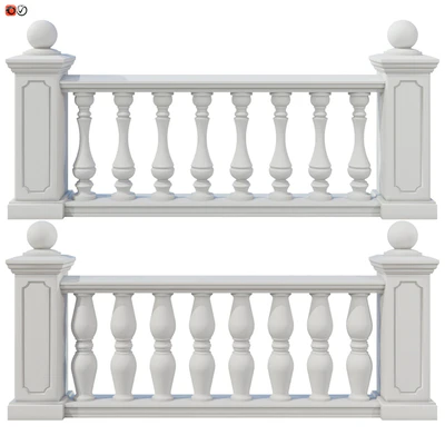 Balustrade classic set 4 — Ver 1