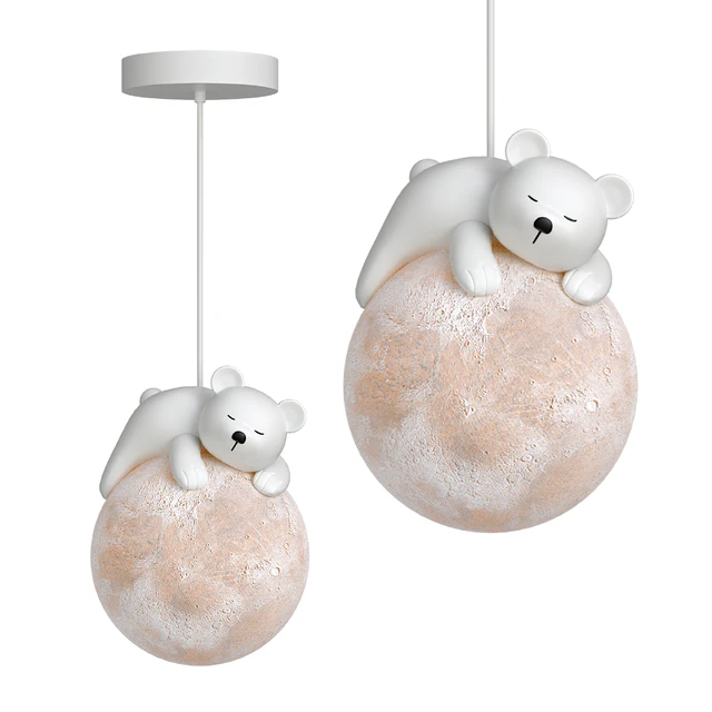LED pendant lights in the shape of a bear — Скачать