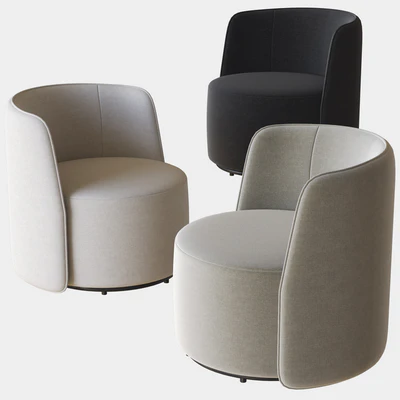 chloe swivel armchair ditre italia — Ver 3