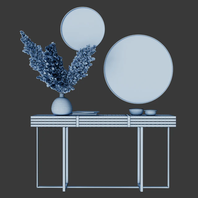 Decoration Set 03 pampas & Console — Скачать