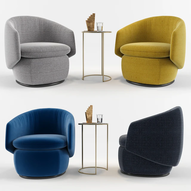 Crescent Swivel Chair West elm — Descargar