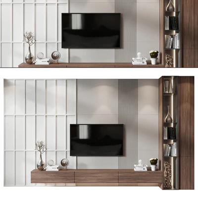 Plywood Tv Shelf KTV087 — Вид 1