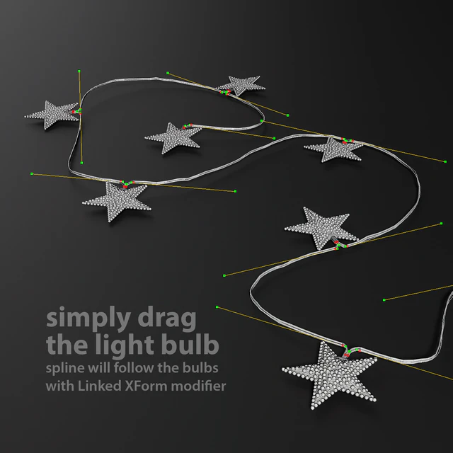 Editable Garland Lights Set 6 — Скачать