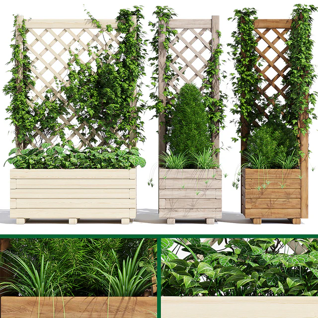 Planter with trellis — Скачать