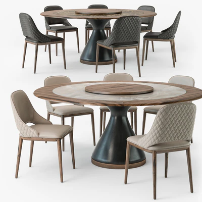 Tonin Casa Dolly table Malva Elite chair — Вид 1