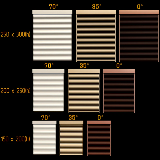 Металлические жалюзи для окон и дверей / Metal blinds for windows and doors — Скачать