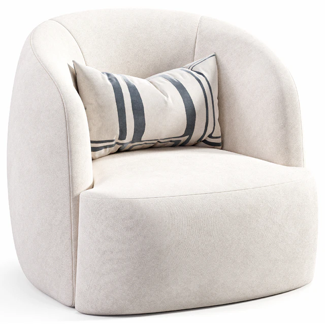 Boucle Armchair Pacific By Loft Concept — Скачать