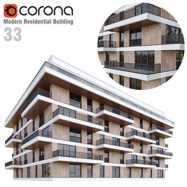 Modern Residential Building 33 — Скачать