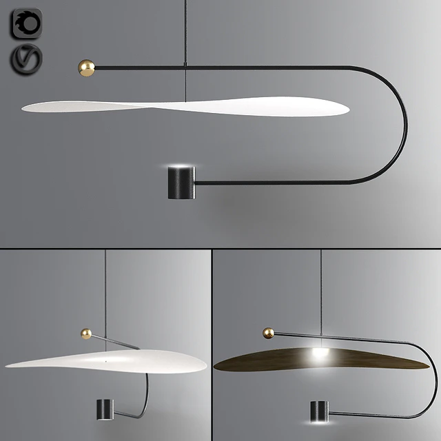 Float Wide Pendant Light — Скачать