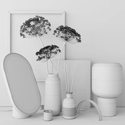 Decor with heracleum — Ver 2