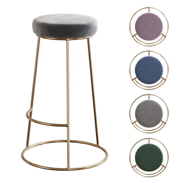 Rockett St George / Atlantis Velvet Bar Stool — Скачать