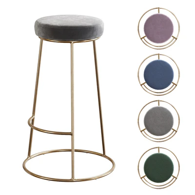 Rockett St George / Atlantis Velvet Bar Stool — Вид 1