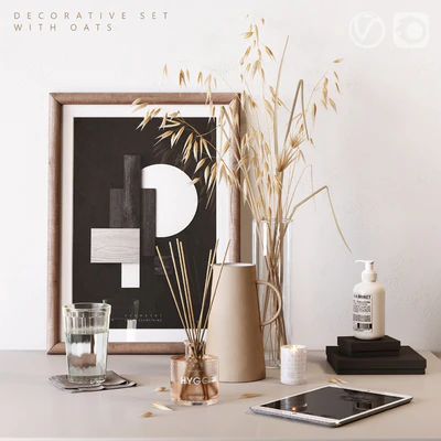 Decorative set with oats — Вид 1