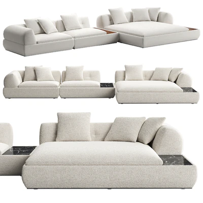 Supermoon Sofa 02 by Minotti — Ver 1