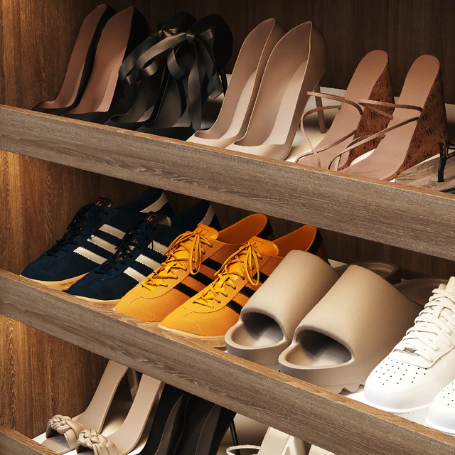 Shoe cabinet with filling for hallway and wardrobe — Descargar