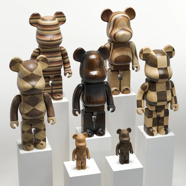 Bearbrick / Karimoku (Wood set) — Скачать