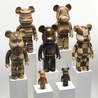 Bearbrick / Karimoku (Wood set) — Вид 6