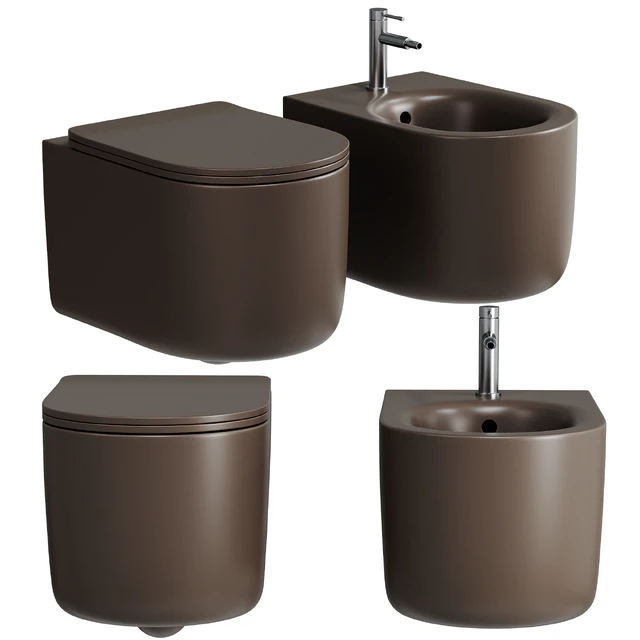 MATT CERAMIC BACK TO WALL WC NOLITA KERASAN — Descargar