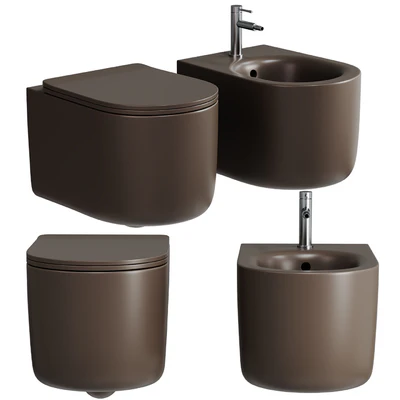 MATT CERAMIC BACK TO WALL WC NOLITA KERASAN — Ver 1