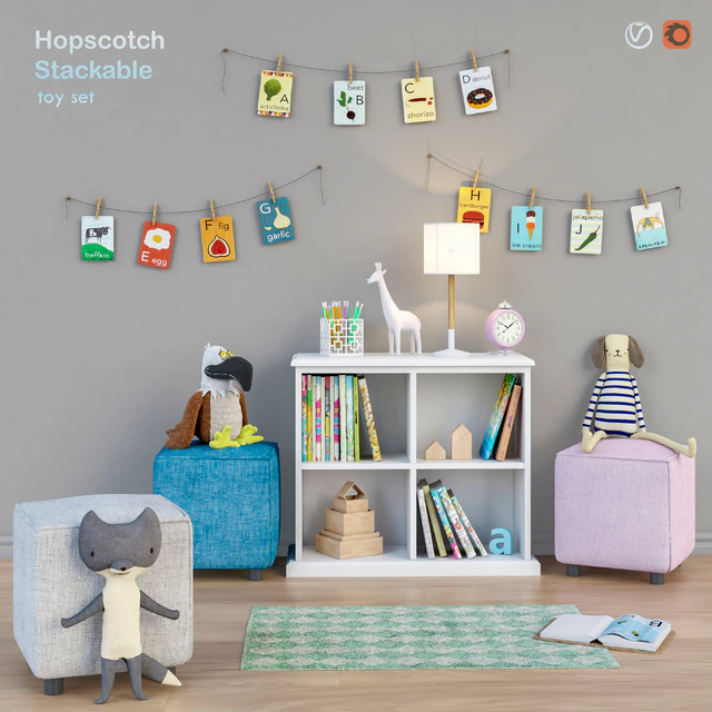 Toys and wardrobe Hopscotch set 16 — Descargar