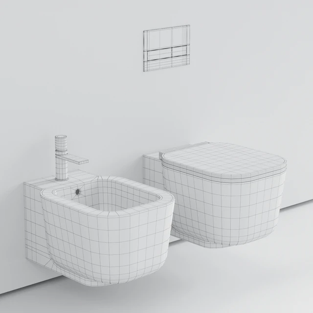 Ceramica Cielo Cubika Wall-Hung WC — Descargar