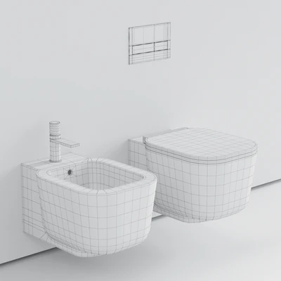 Ceramica Cielo Cubika Wall-Hung WC — Ver 3