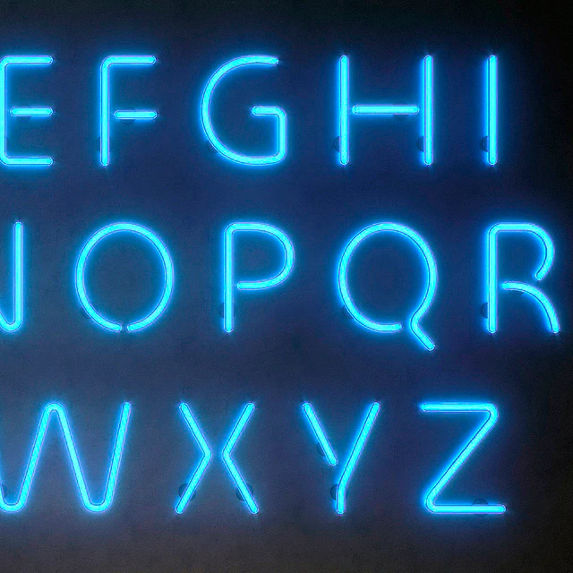 Light modules. Set 10. Neon Alphabet — Скачать