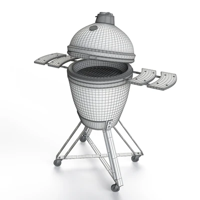 Outdoor Barbecue Grill Big Green Egg — Ver 4
