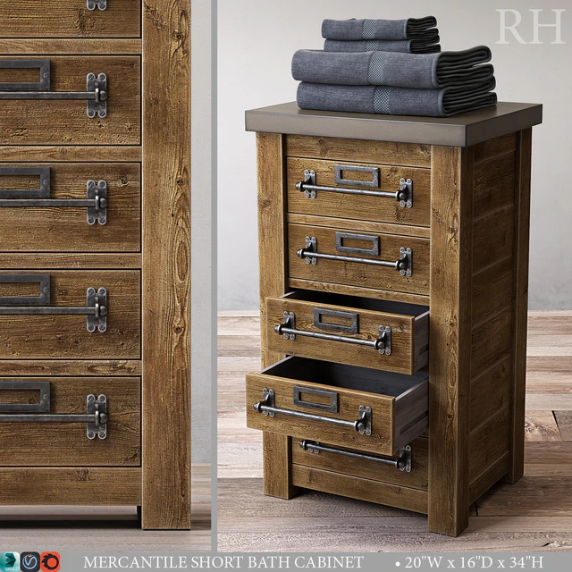 MERCANTILE SHORT BATH CABINET — Скачать