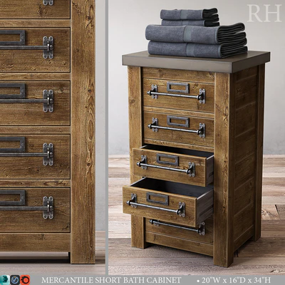 MERCANTILE SHORT BATH CABINET — Вид 1