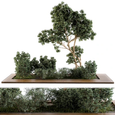 Garden set bush and Tree - Garden Set 06 — Вид 1