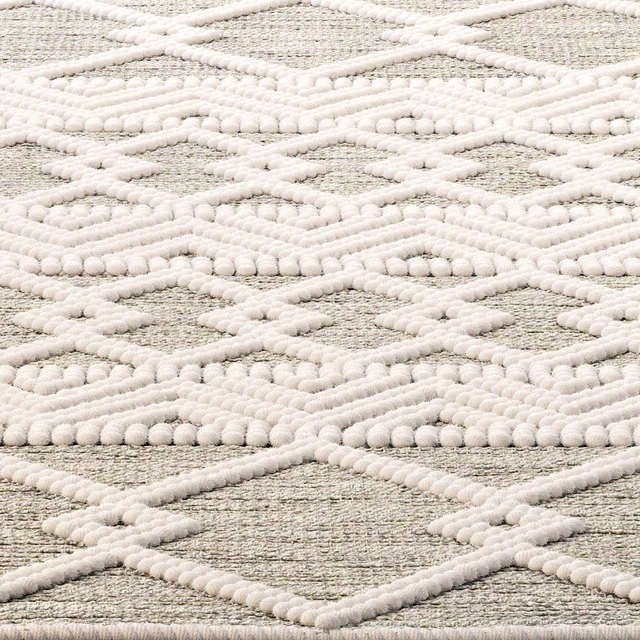 The Curated Nomad Bradrick Trellis Wool Area Rug — Descargar