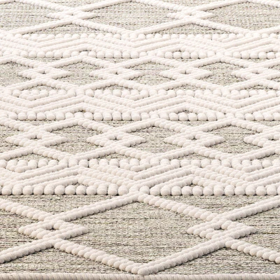 The Curated Nomad Bradrick Trellis Wool Area Rug — Ver 4