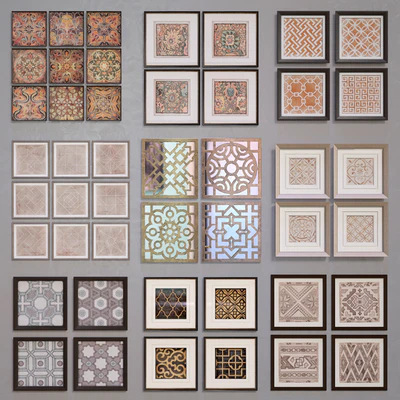 Framed ornamentals , 9 sets, 46 things — Скачать