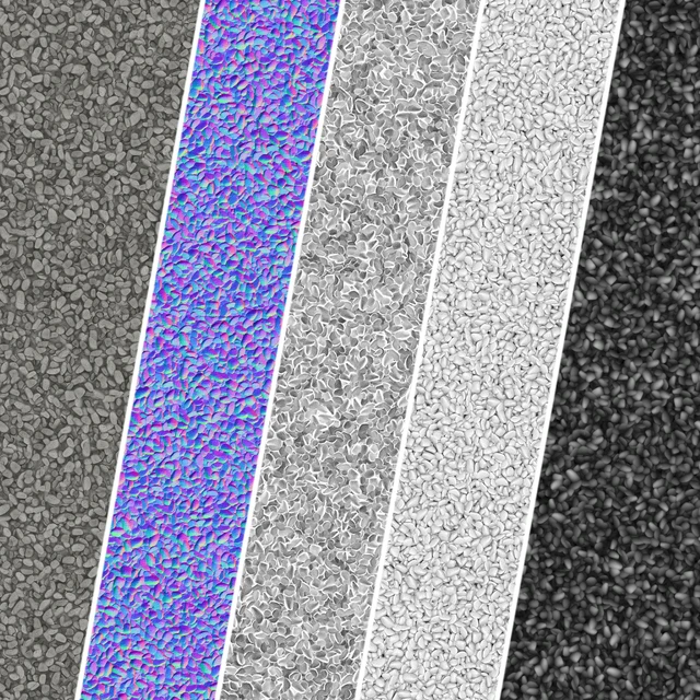 PBR Gravel 02 | 4k | PNG | Seamless | +SBSAR — Скачать