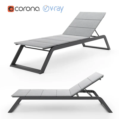 Sun lounge chair Cane-line Siesta — Ver 1